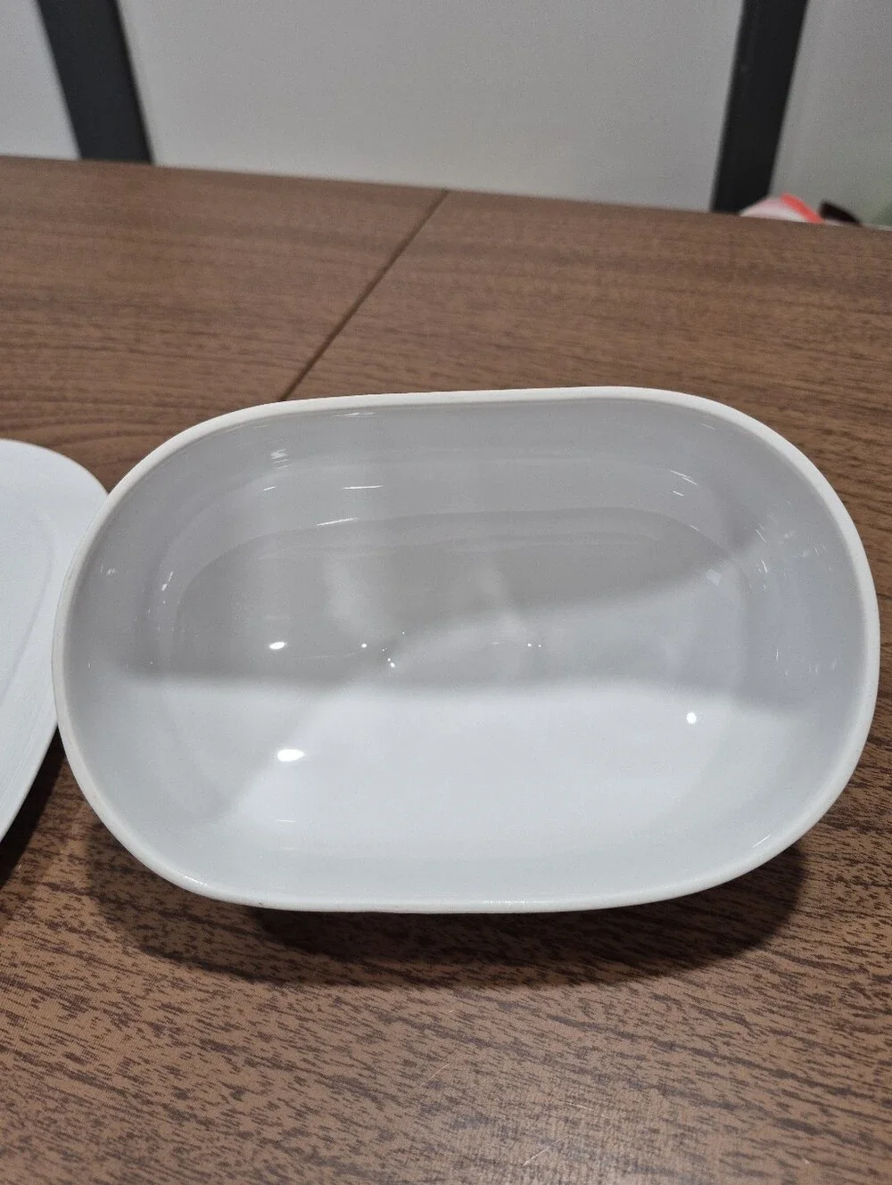 NWOT Pier 1 Imports Deluxe Large White Butter Dish